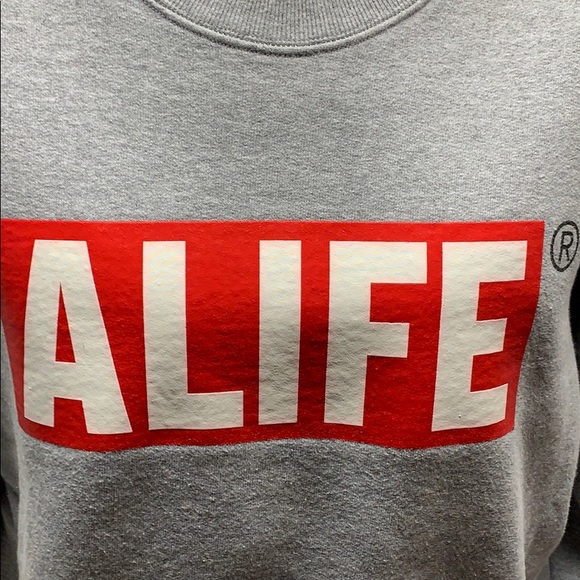 Alife gray crewneck used - Picture 2 of 5
